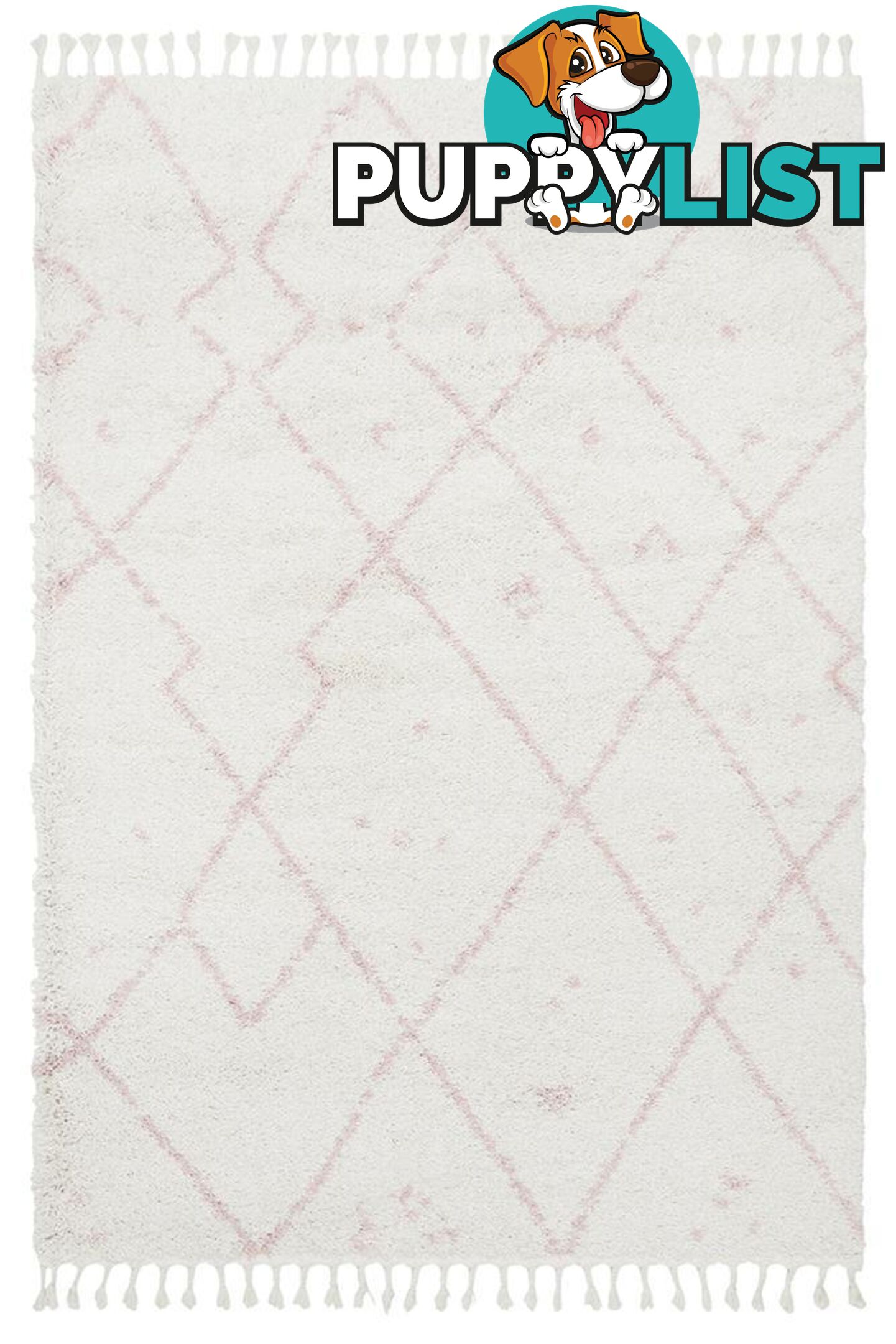 Saffron Yapboz Pink Rug - Unbranded - 9375321878470