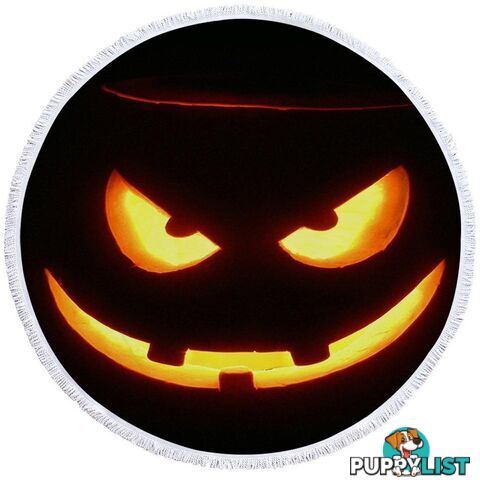 Halloween Smile Beach Towel - Towel - 7427046325653