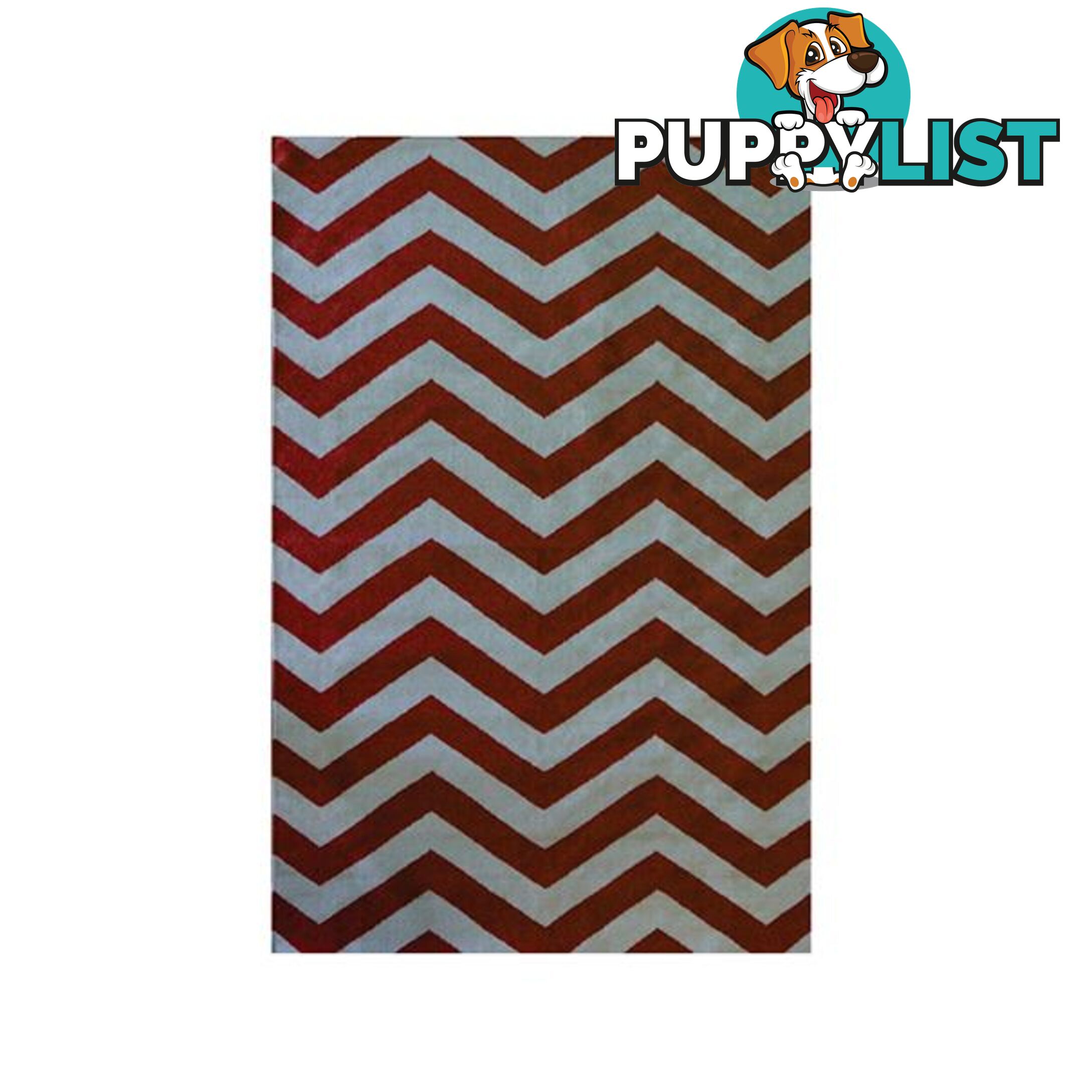 Contemporary Chevron Flat Weave Terra Rug - Unbranded - 7427046151559