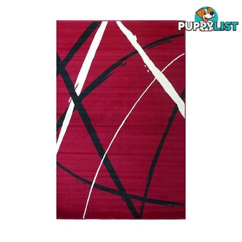 Polypropylene Allure Bordeaux Rug 60 X 220 Cm - Unbranded - 9476062120375