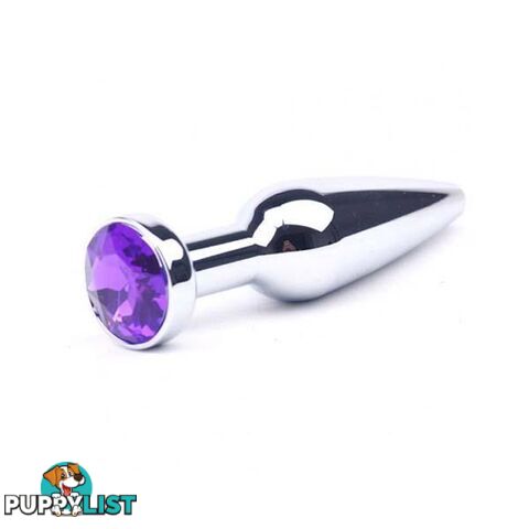 Metal Butt Plug Iii Purple - Adult Toys - 7427046367295