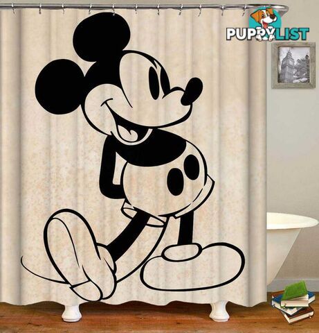 Classic Mickey Mouse Shower Curtain - Curtain - 7427046057127