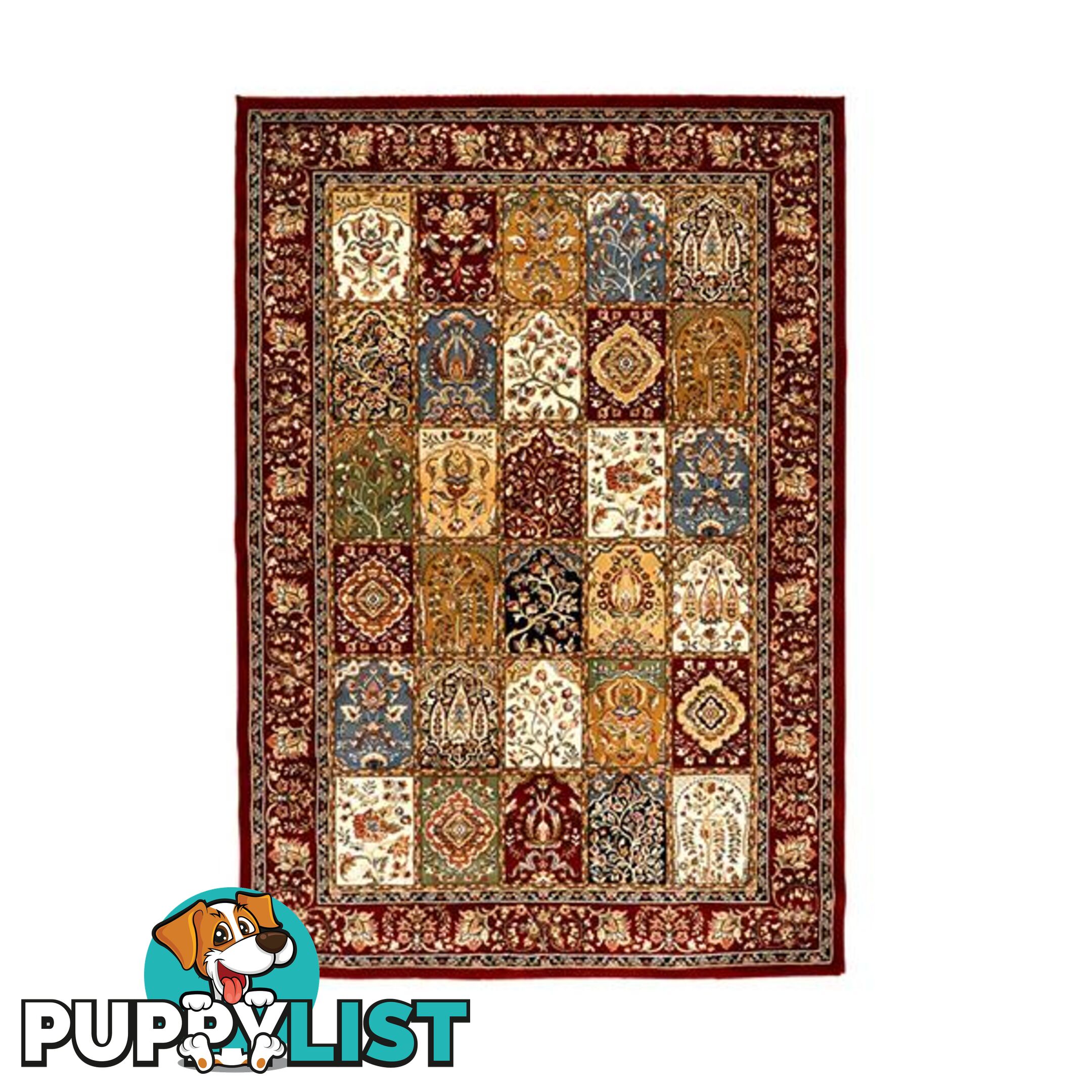 Nain Red Traditional Rug - Unbranded - 7427046163903