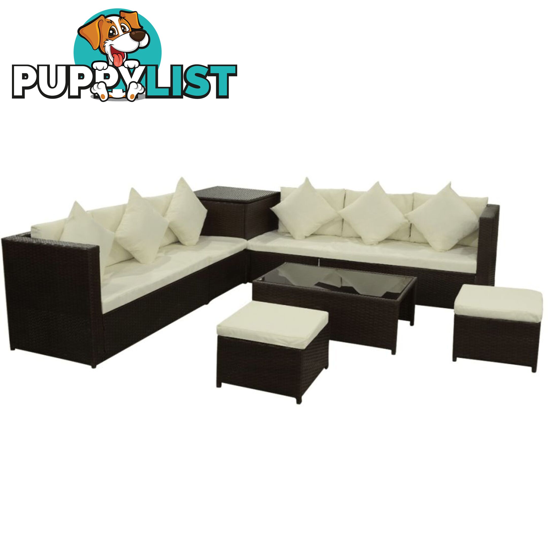 Rattan Garden Sofa Set (26 Pcs) - Unbranded - 4326500418739