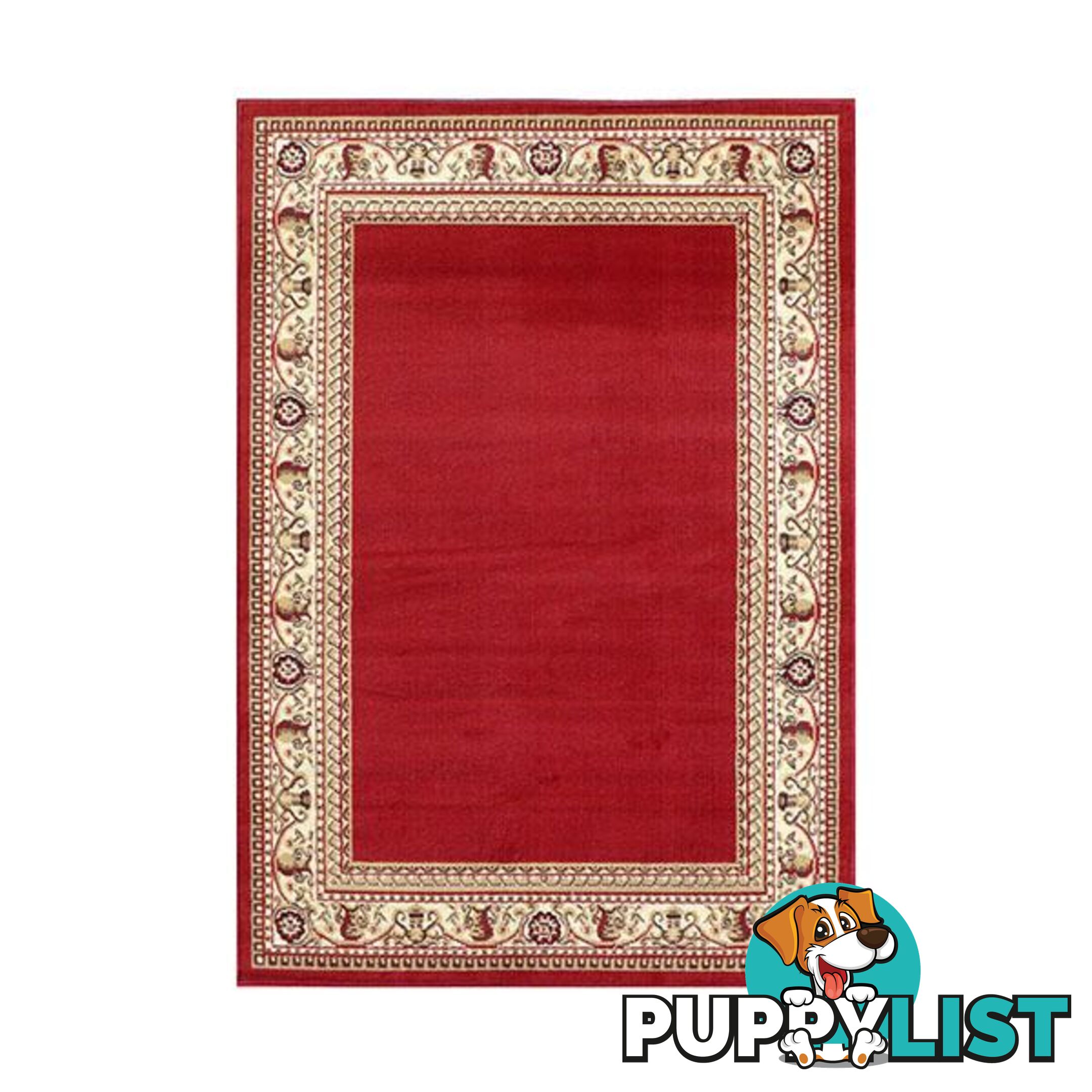 Allure Bordeaux Polypropylene Rug - Unbranded - 7427005850455