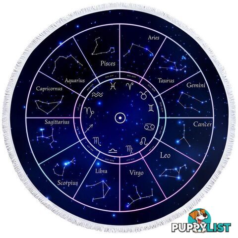 Zodiac Beach Towel - Towel - 7427046313612