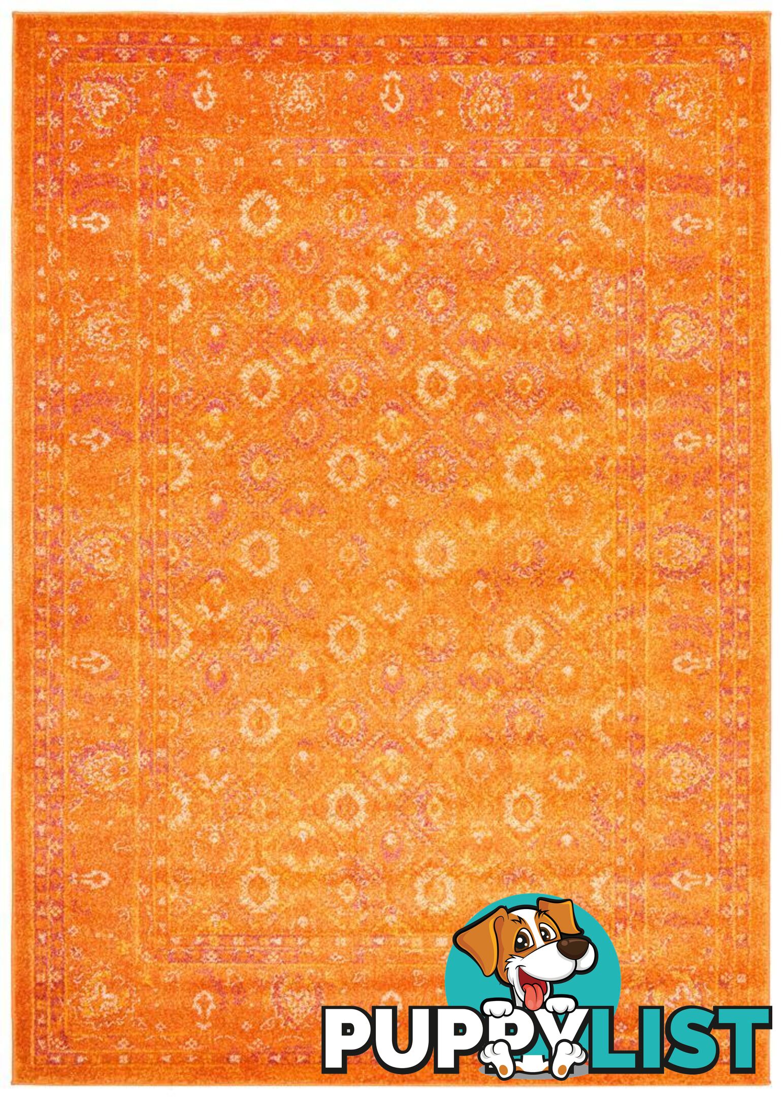 Radiance Burnt Orange Rug - Unbranded - 9375321886826