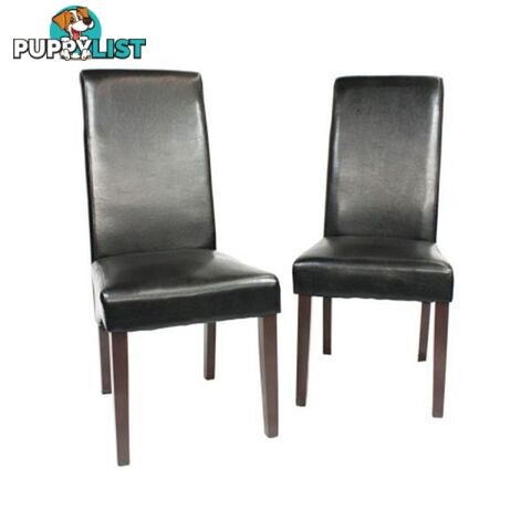 Swiss Wooden Dining Chairs 2X - Unbranded - 7427046195676