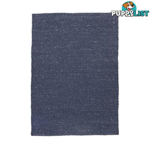 Oasis Handmade Navy Wool Rug - Unbranded - 7427046182775