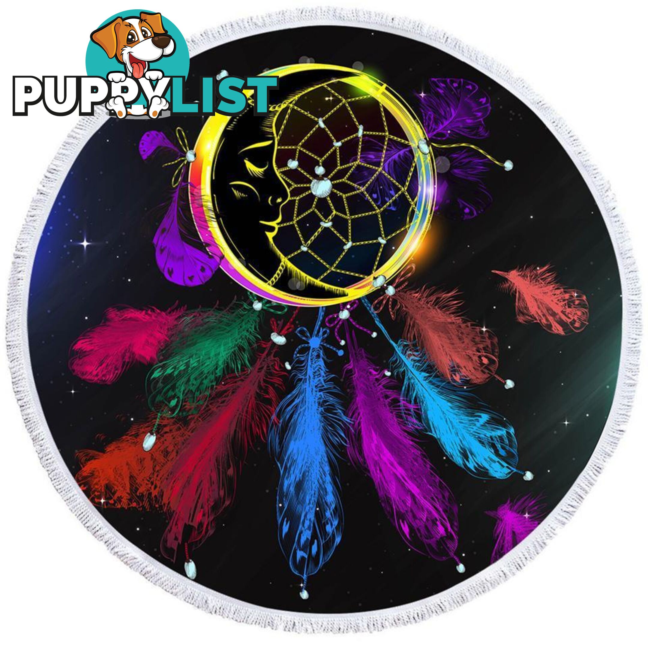 Multi Colored Dream Catcher Beach Towel - Towel - 7427046317597