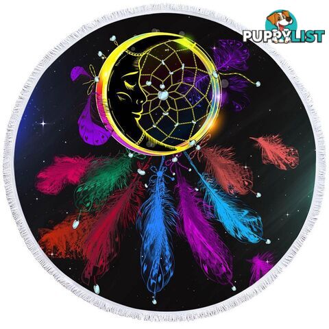 Multi Colored Dream Catcher Beach Towel - Towel - 7427046317597