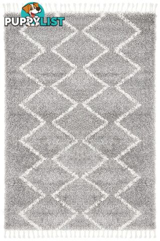 Saffron Zikzakli Silver Rug - Unbranded - 9375321877329