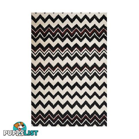 Picasso Zig Zag B And W Red Rug - Unbranded - 9324373032361