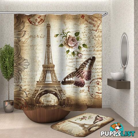 A Postcard From Paris Shower Curtain - Curtain - 7427046075893