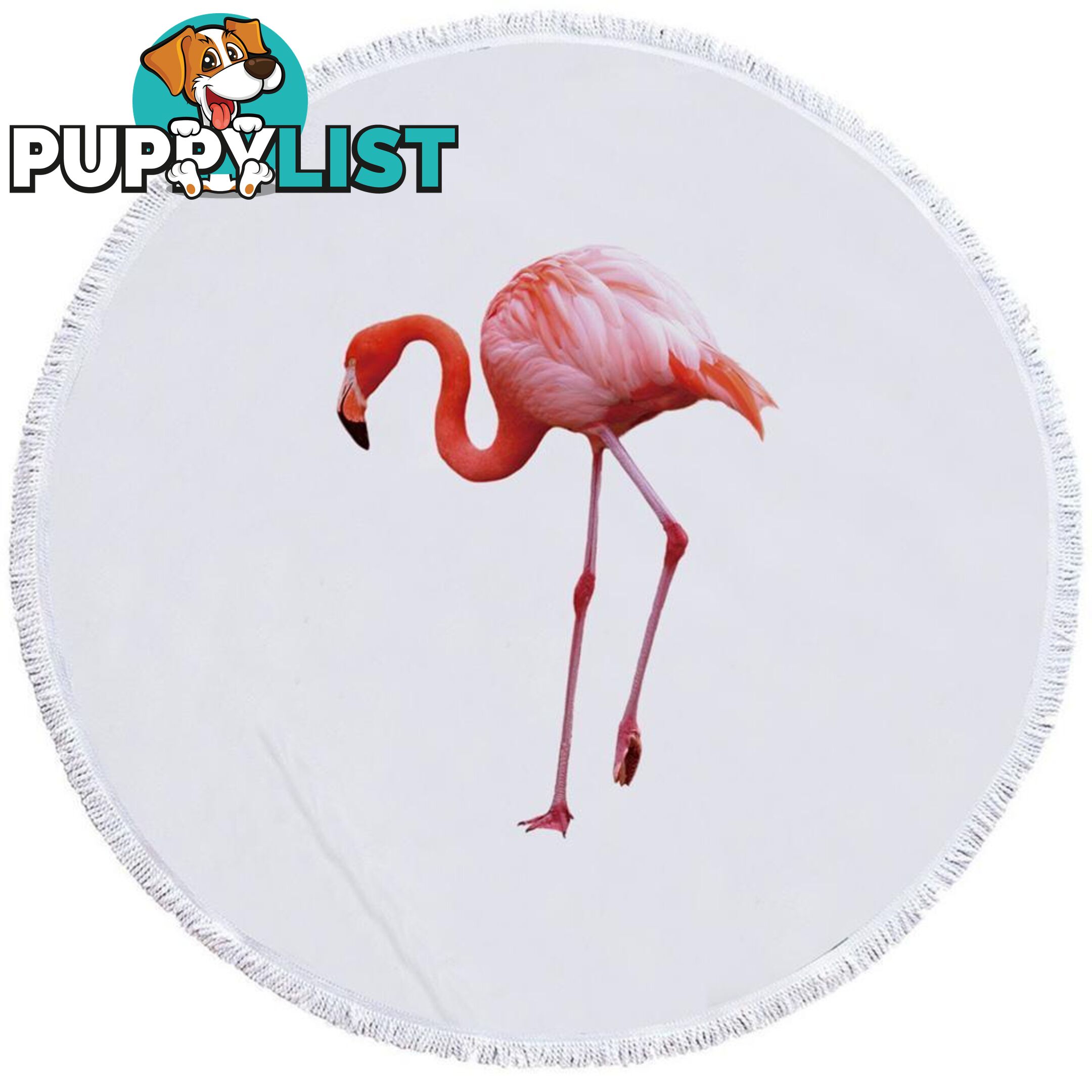 Single Flamingo Beach Towel - Towel - 7427046327220