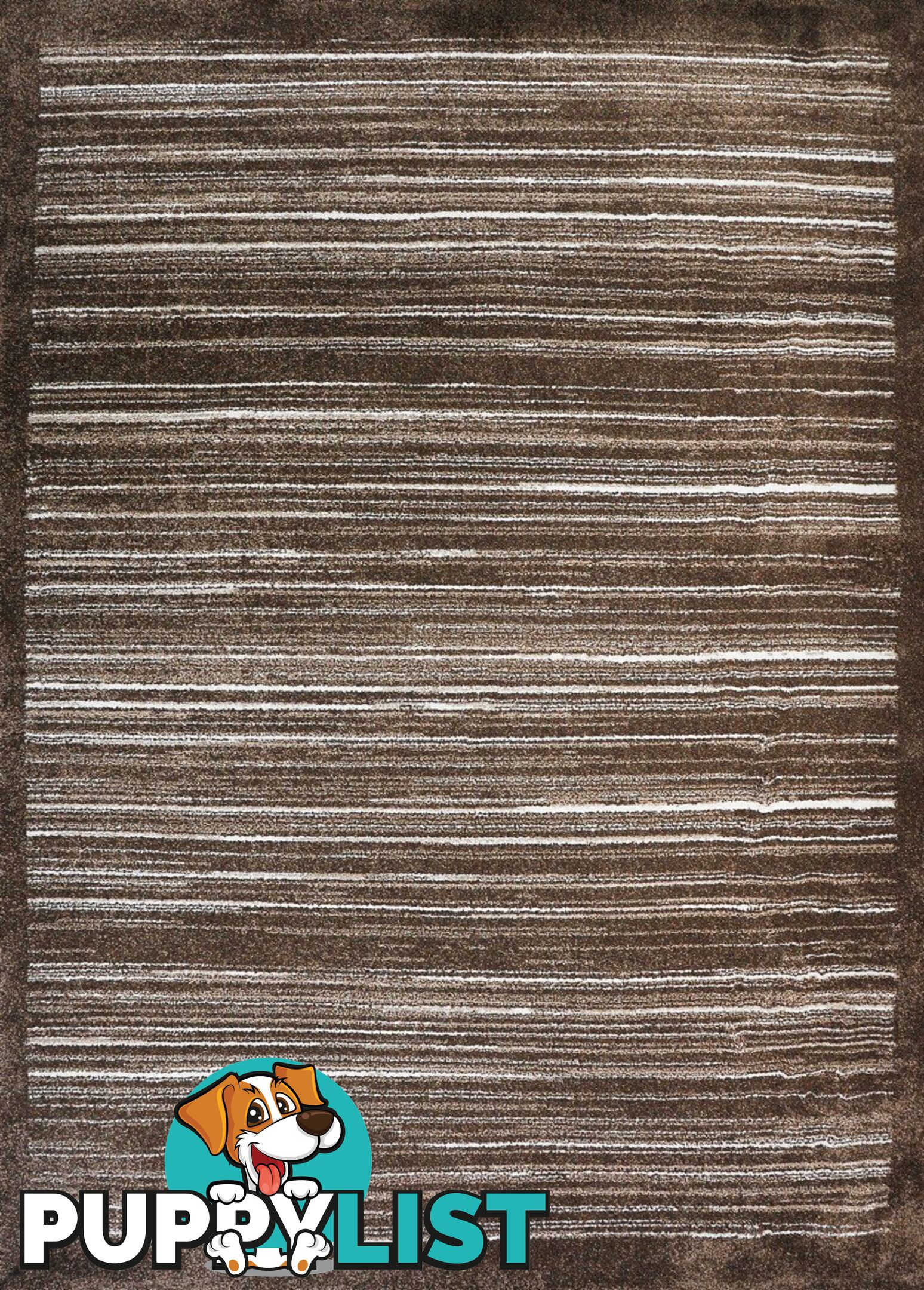 STUDIO Stripe BEIGE Border RUG - Unbranded - 787976578312