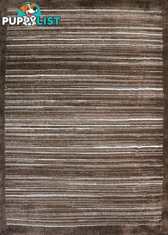 STUDIO Stripe BEIGE Border RUG - Unbranded - 787976578312