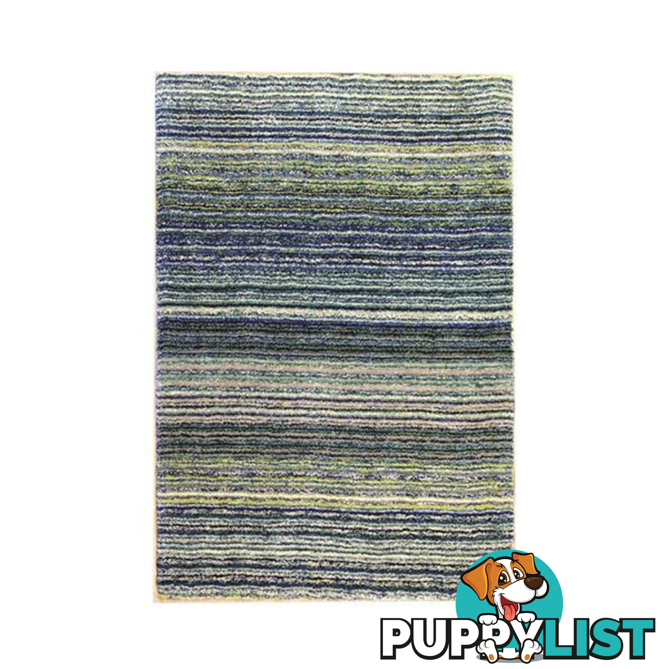 Contemporary Blue Multi Fleur Rug - Unbranded - 7427046168830