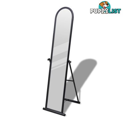 Rectangular Free Standing Floor Mirror Full Length - Black - Unbranded - 4326500429865