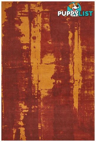 Magnolia Abstract Paprika Rug - Unbranded - 9375321879590