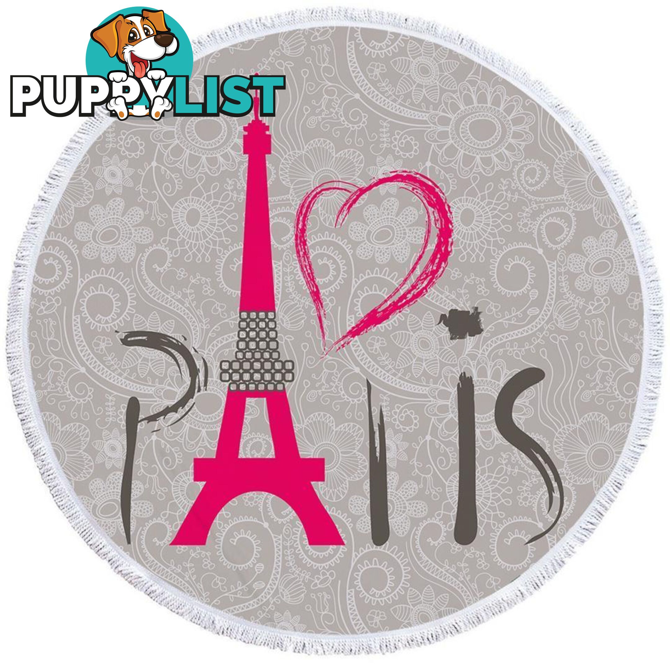 Paris Beach Towel - Towel - 7427046310659