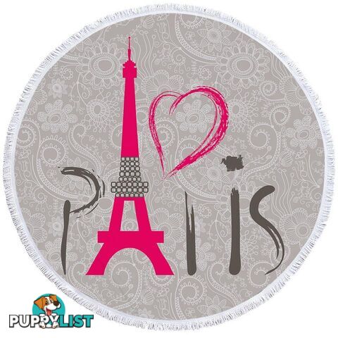 Paris Beach Towel - Towel - 7427046310659