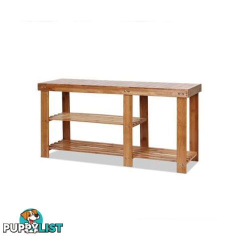 Artiss Bamboo Shoe Rack Bench - Artiss - 9350062158388