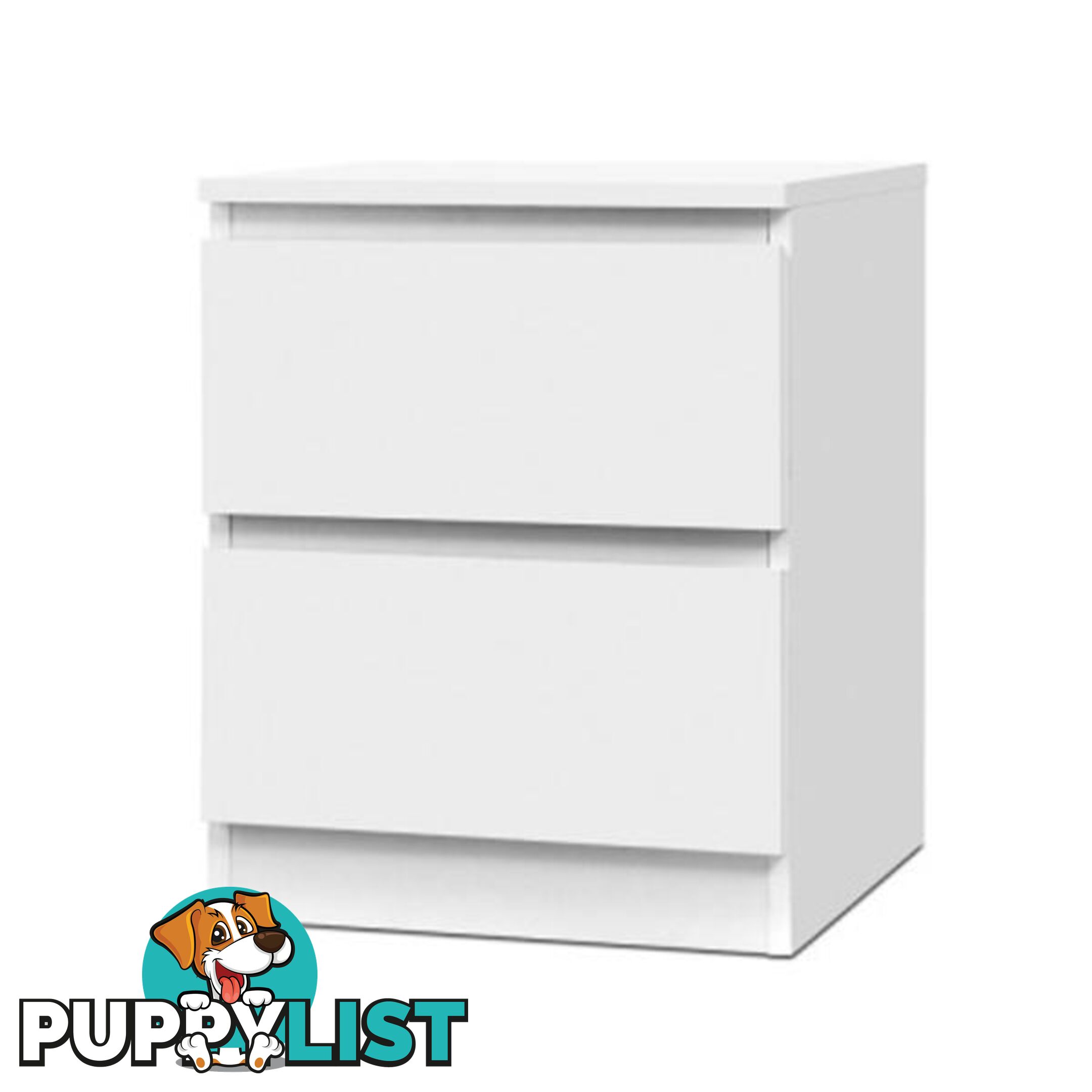 Bedside Table Cabinet Lamp Side Tables Drawers Nightstand Unit White - Artiss - 7427046183307