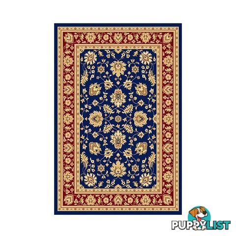 Navy Red Traditional Marakesh Frieze Rug - Unbranded - 7427046168328