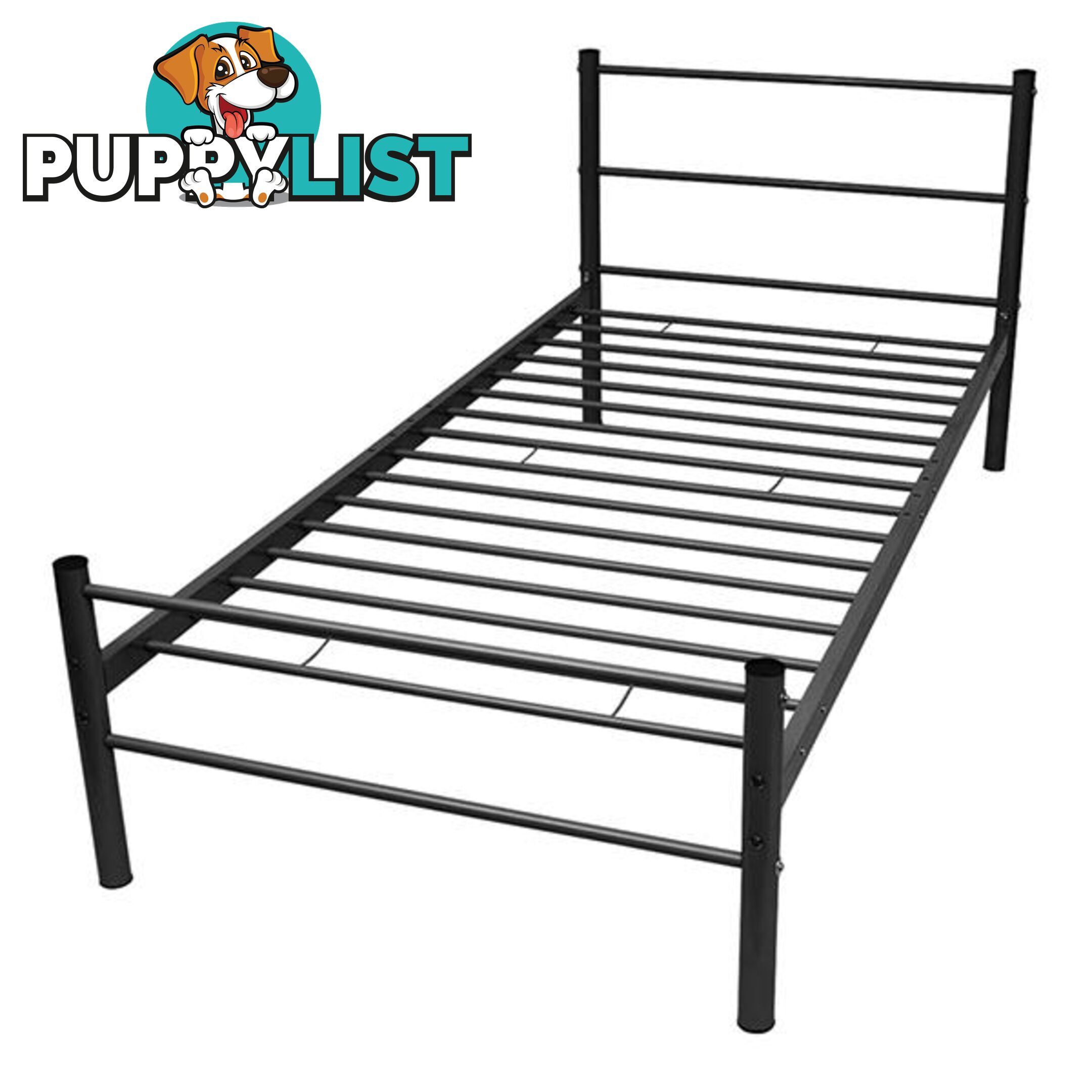 Bed Frame Black Metal - Unbranded - 787976575670