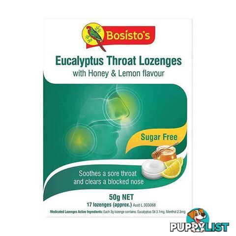 50G Eucalyptus Drops Sugar Free Throat Honey Lemon Soothing Lozenges - Unbranded - 787976618544