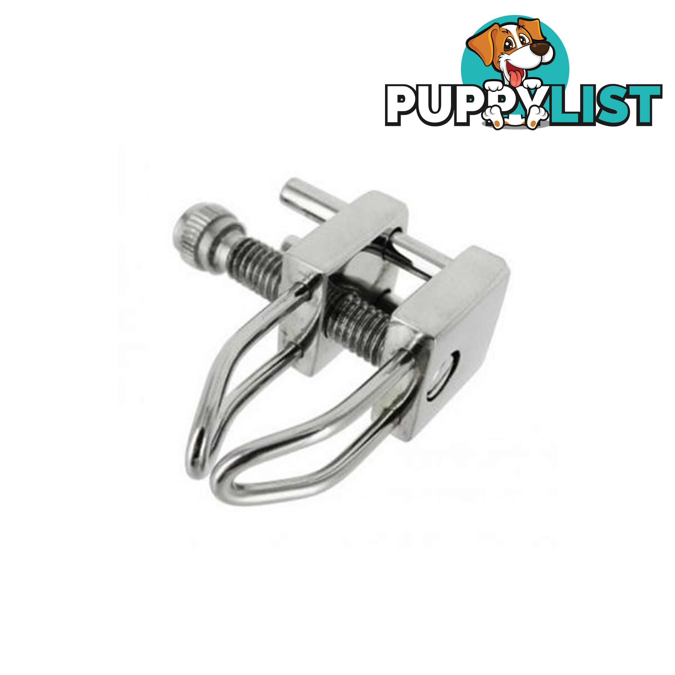 Nose Shackle Stainless Steel Adjustable Nose Clamp Chrome - Adult Toys - 848518003966