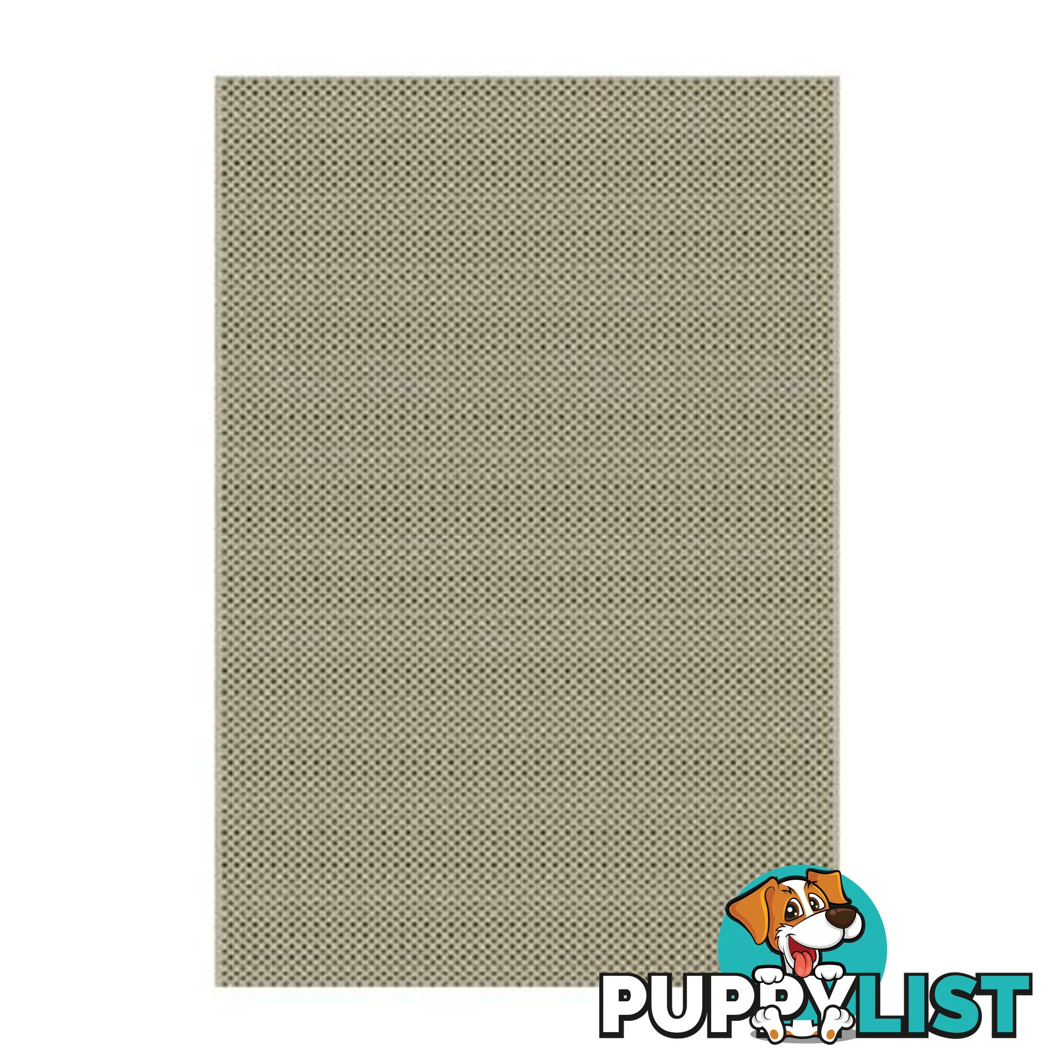 Polypropylene Twine Cream Grey Rug - Unbranded - 787976630744