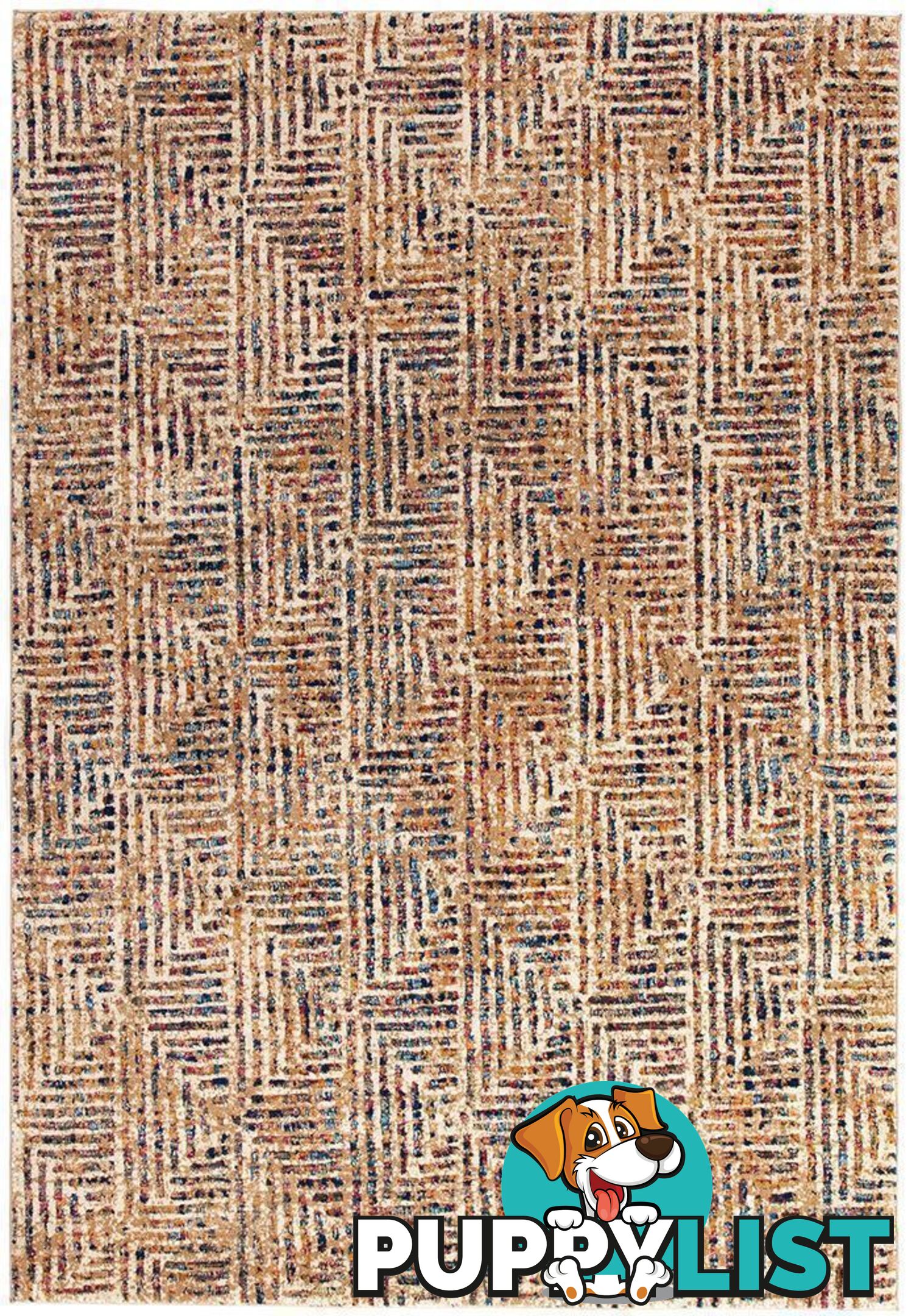 Dreamscape Movement Modern Multi Rug - Unbranded - 8694561187229