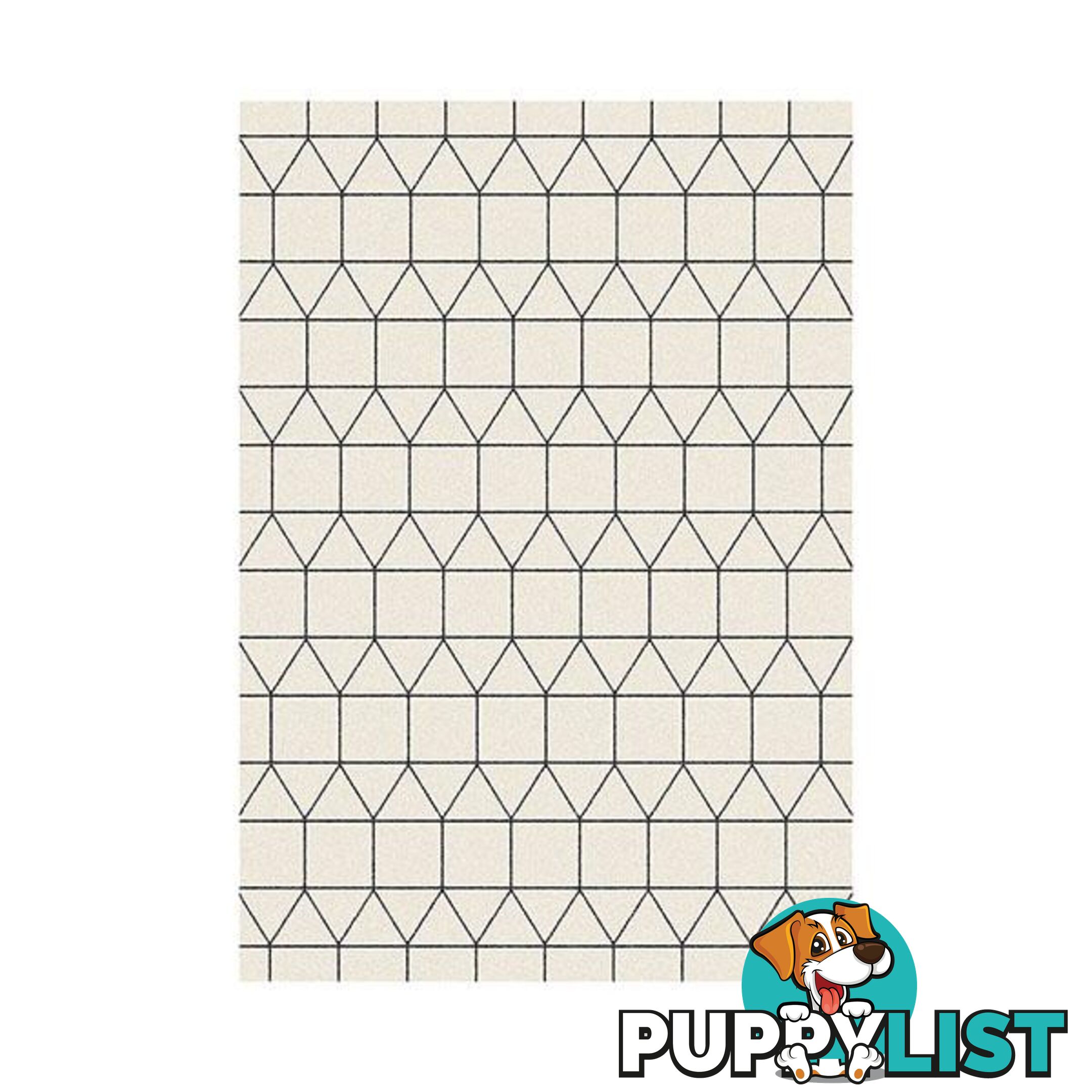 Polypropylene Ivory Siera Rug 200 X 290 Cm - Unbranded - 787976630041