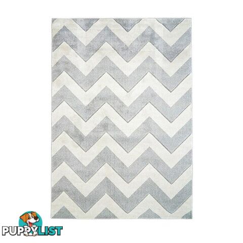 Jasper Chevron Grey White Rug - Unbranded - 7427005889158