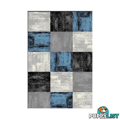 Heat Set Pile Focus Blue Rug 300 X 400 Cm - Unbranded - 787976629229