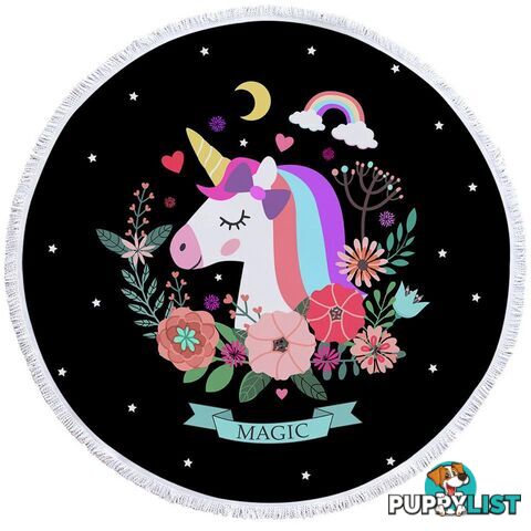 Magic Unicorn Beach Towel - Towel - 7427046308793