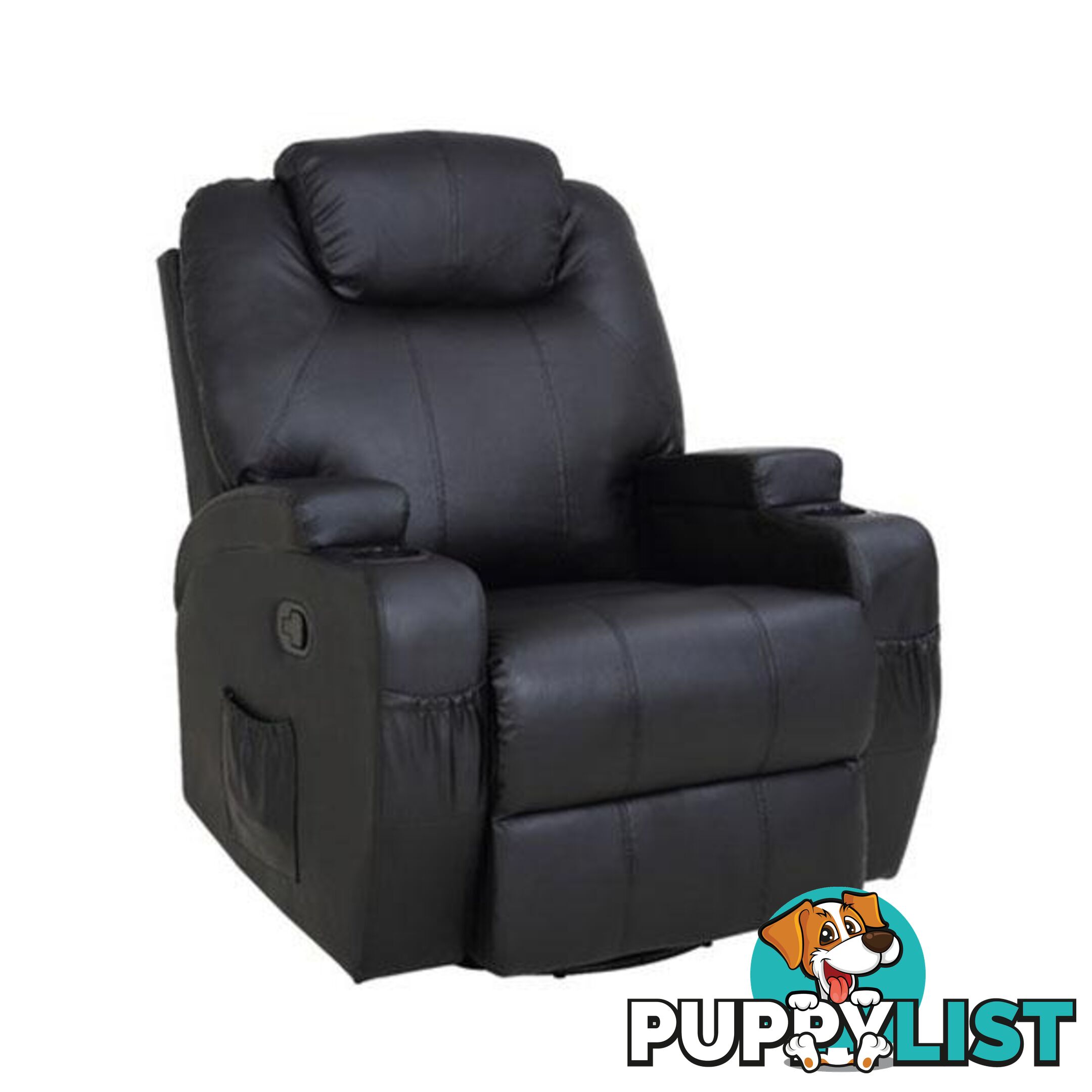 8 Point Heated Massage Sofa Recliner Chair - Massage Chair - 7427046146579