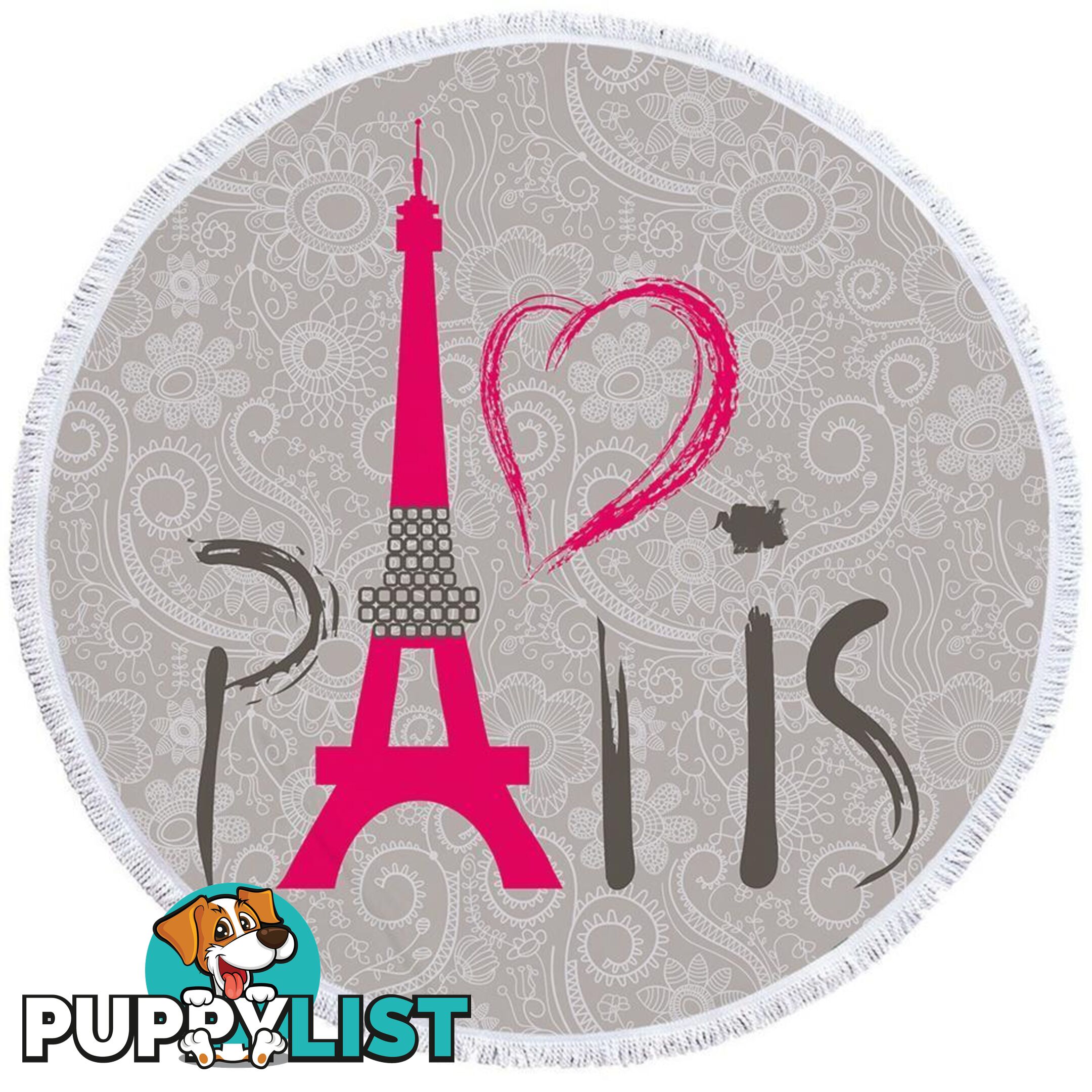 Paris Beach Towel - Towel - 7427046310666