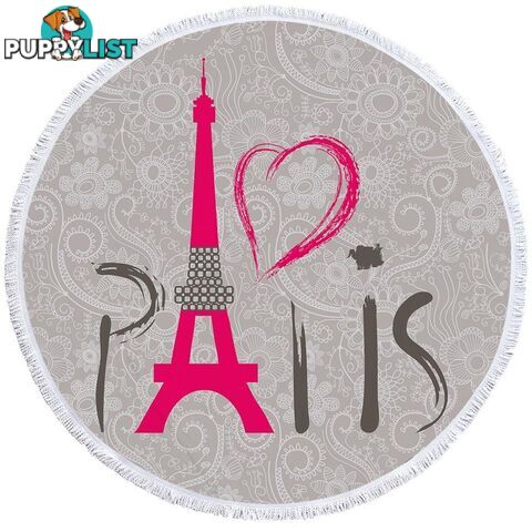 Paris Beach Towel - Towel - 7427046310666