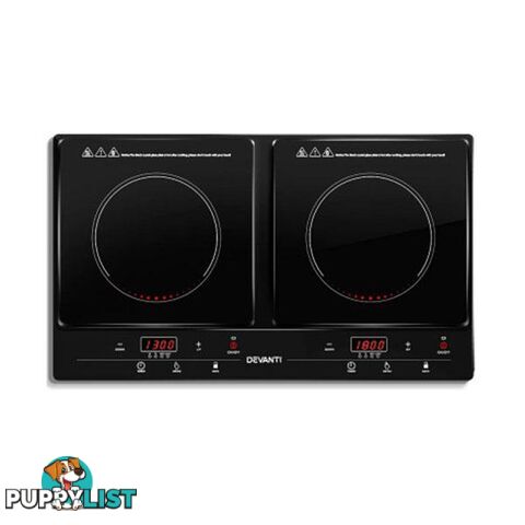 Devanti Ceramic Electric Induction Cook Top Stove Black - Devanti - 7427005869259