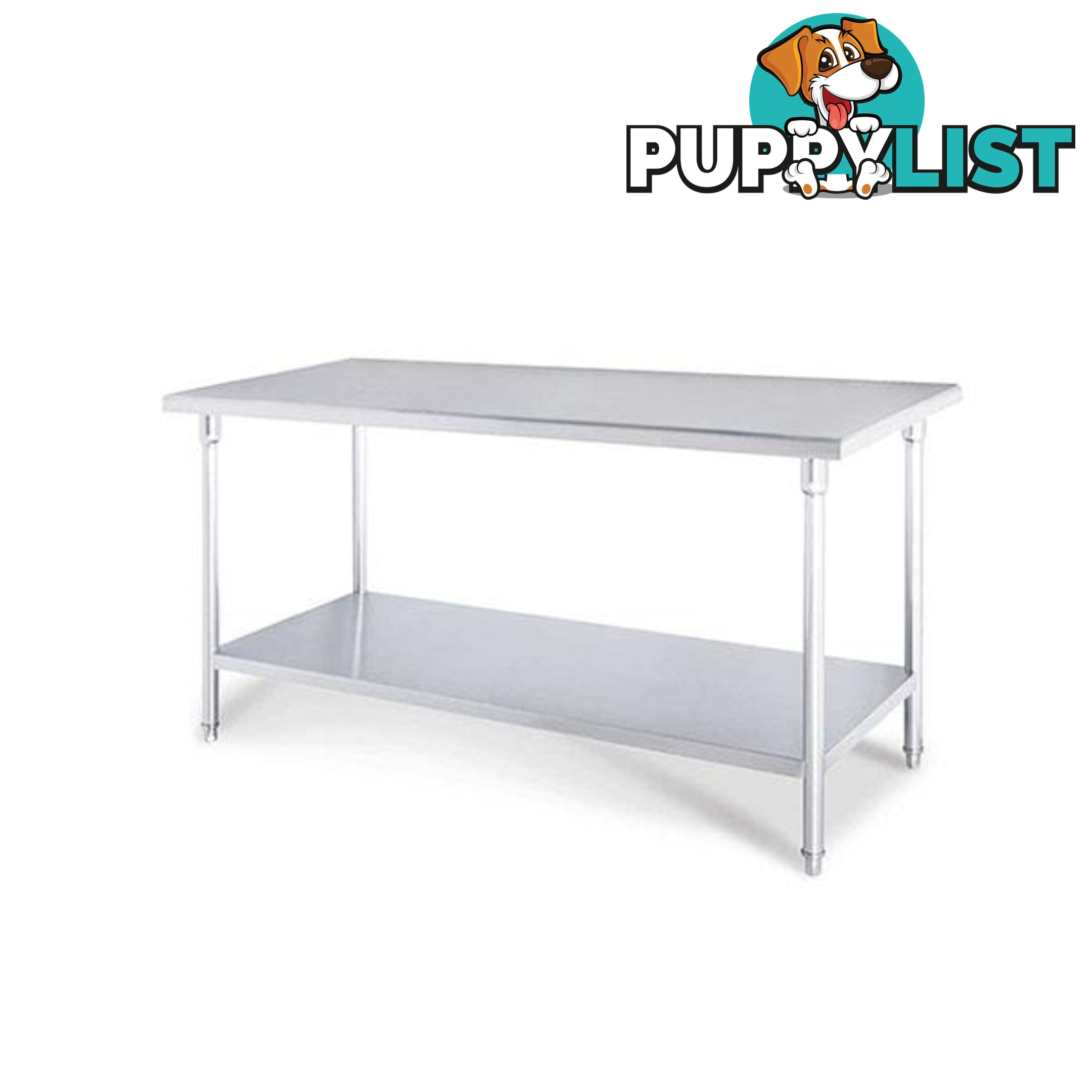 Soga 120X70X85Cm Commercial Kitchen Stainless Steel Prep Work Bench - Soga - 9476062126568