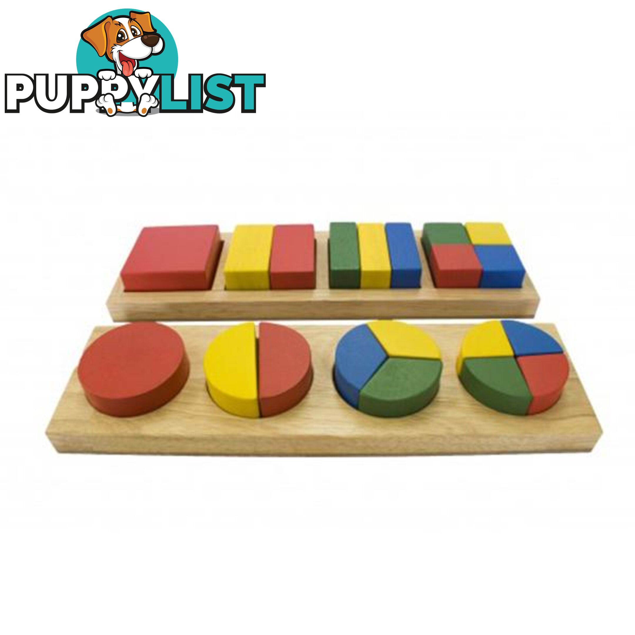 Square-Round Fraction Bar - Qtoys - 8936074260977