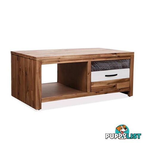 Coffee Table Solid Acacia Wood 90X50X37 Cm - Unbranded - 787976575465