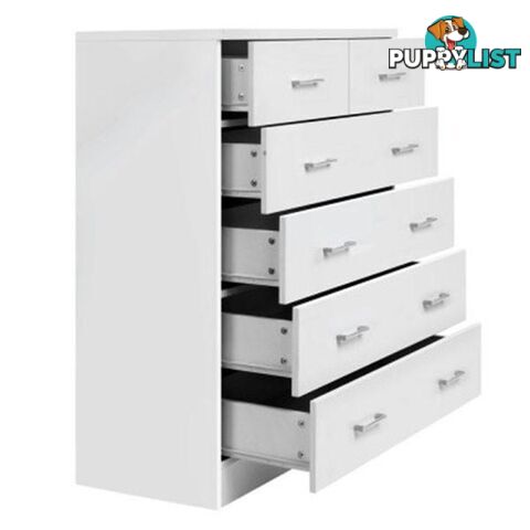 6 Drawer Tallboy Bedroom Storage - Artiss - 7427005870187