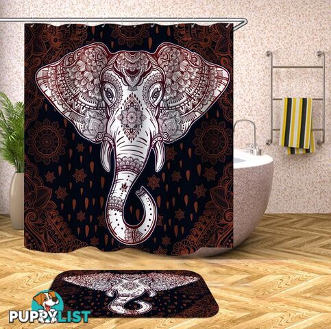 Gorgeous Indian Elephant Shower Curtain - Curtain - 7427046001533