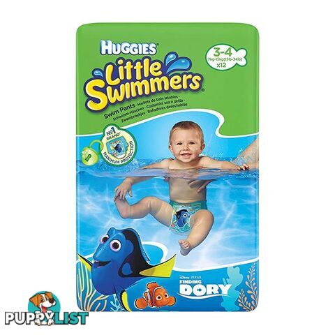 Huggies Little Swimmers Swim Pants Size 3 to 4 - Huggies - 787976647957