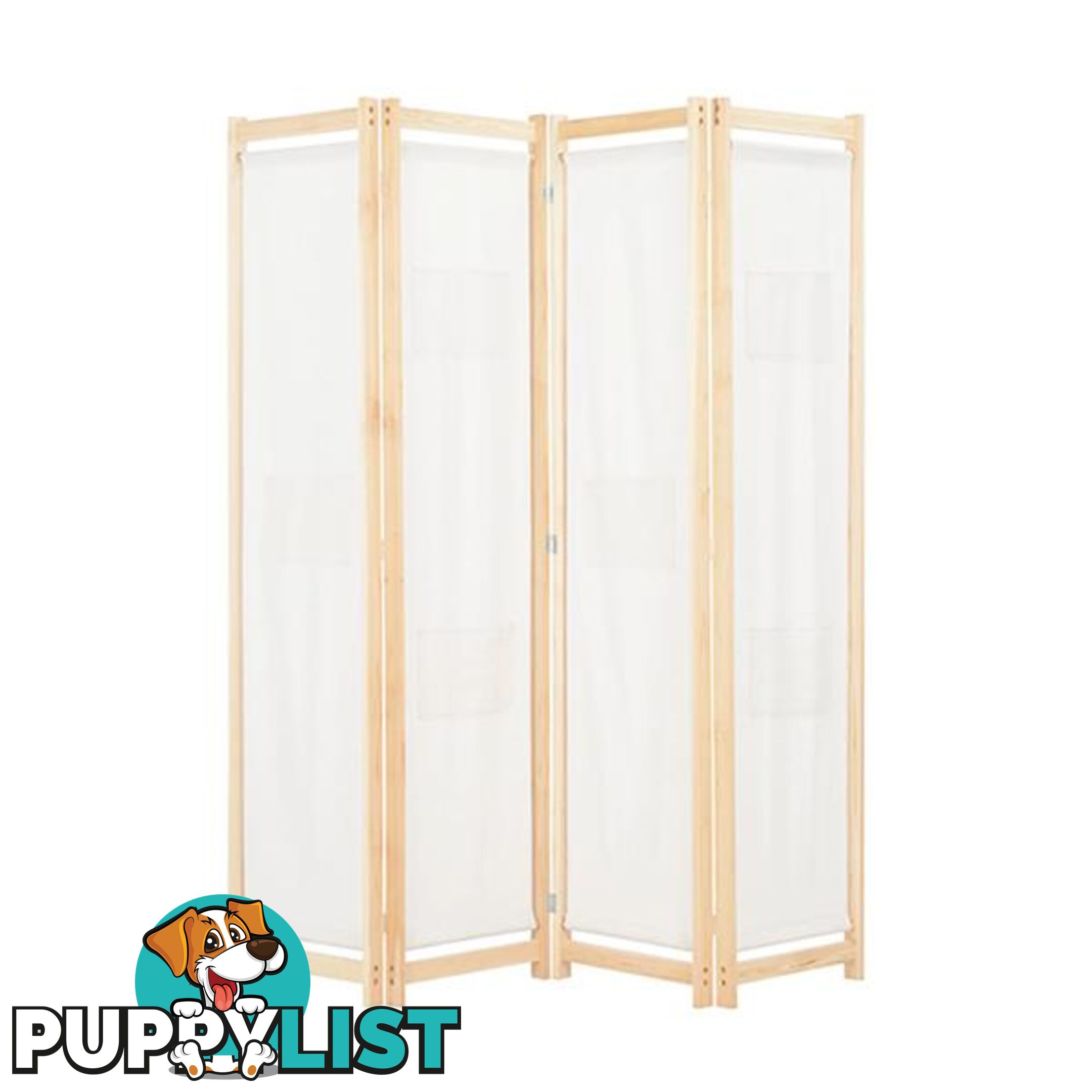 4 Panel Room Divider 160X170X4 Cm Fabric - Unbranded - 787976575915