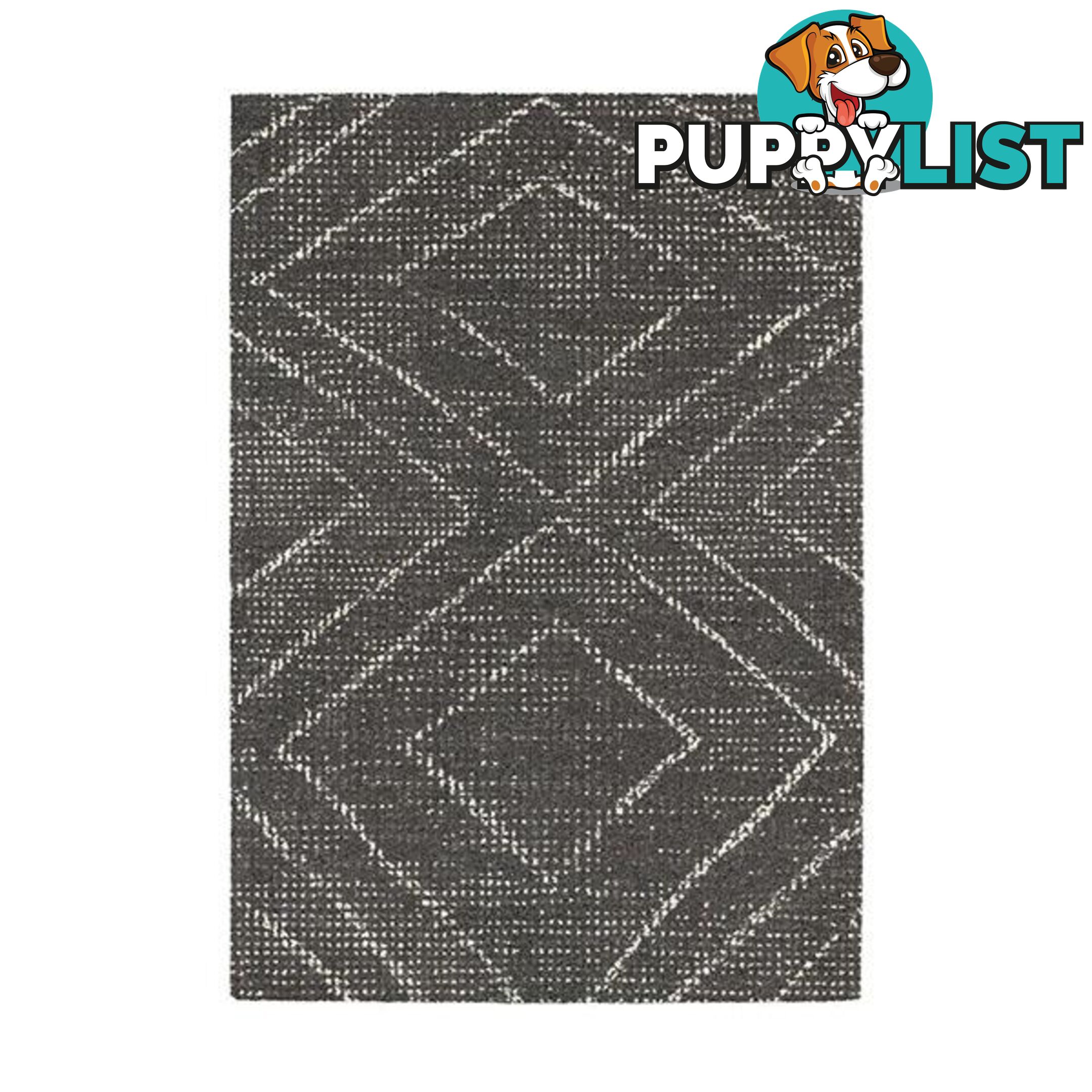 Heat Set Pile Harlem Charcoal Rug - Unbranded - 787976629854